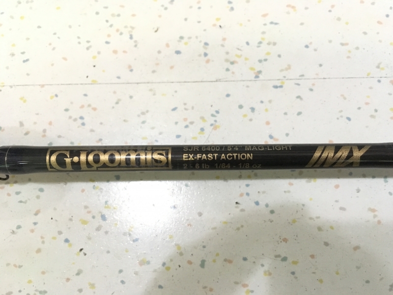 images/product/คันสปินนิ่ง  GLOOMIS IMX SJR 6400 ยาว 5 ฟุต 4 นิ้ว เวทสาย 2-6lb/IMX SJR 6400 ยาว 5 ฟุต 4 นิ้ว เวทสาย 2-6lb 1.JPG